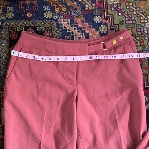 Slick trousers, with a nice permanent crease.